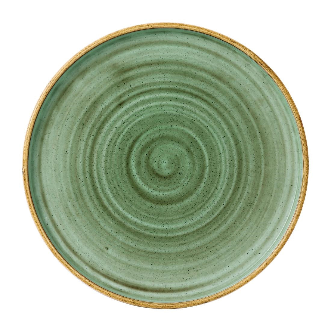 Assiettes avec rebord Churchill Stonecast Samphire Green 260mm (lot de 6) — FJ914