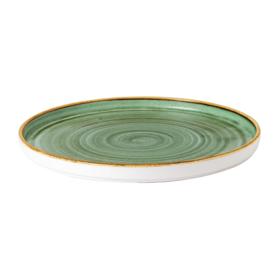 Assiettes avec rebord Churchill Stonecast Samphire Green 260mm (lot de 6) — FJ914