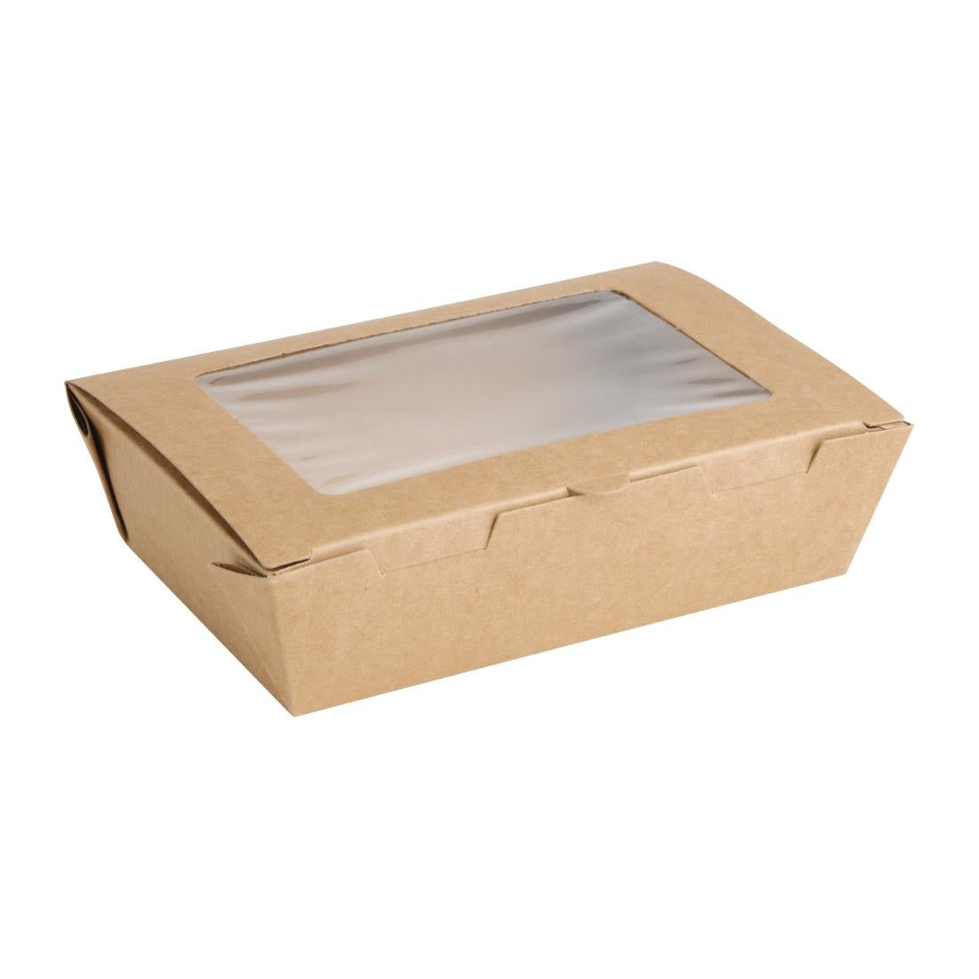 Boîtes salade avec fenêtre PET Fiesta Recyclable 700ml (lot de 200) — FN897