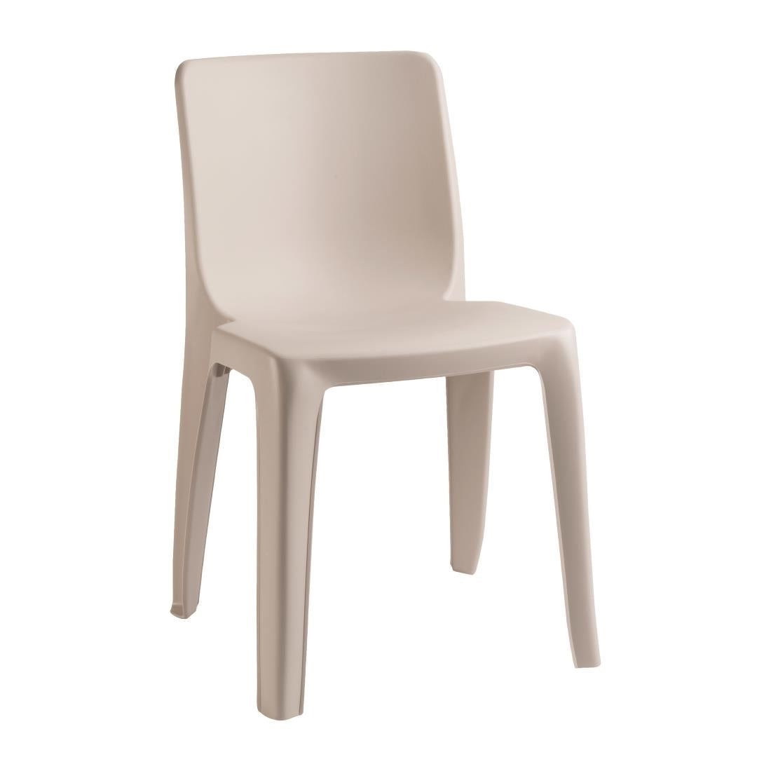 Chaise empilable d'extérieur / intérieur Denver beige — FN996