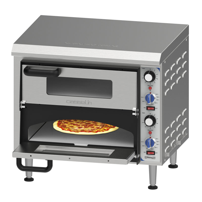 2-kamer 35 cm elektrische pizzaoven