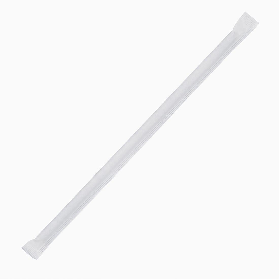 Pailles compostables en papier emballées individuellement Fiesta Compostable noires (lot de 250) — FP440