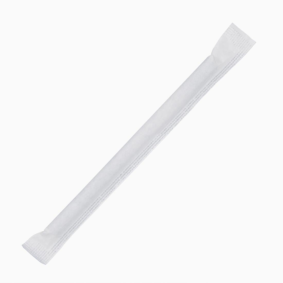 Pailles agitateurs compostables en papier emballées individuellement Fiesta Compostable noires (lot de 250) — FP441