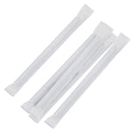 Pailles agitateurs compostables en papier emballées individuellement Fiesta Compostable noires (lot de 250) — FP441