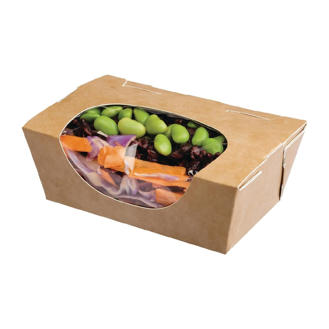 Petites boîtes salade kraft compostables Zest Colpac 500ml (lot de 500) — FP581