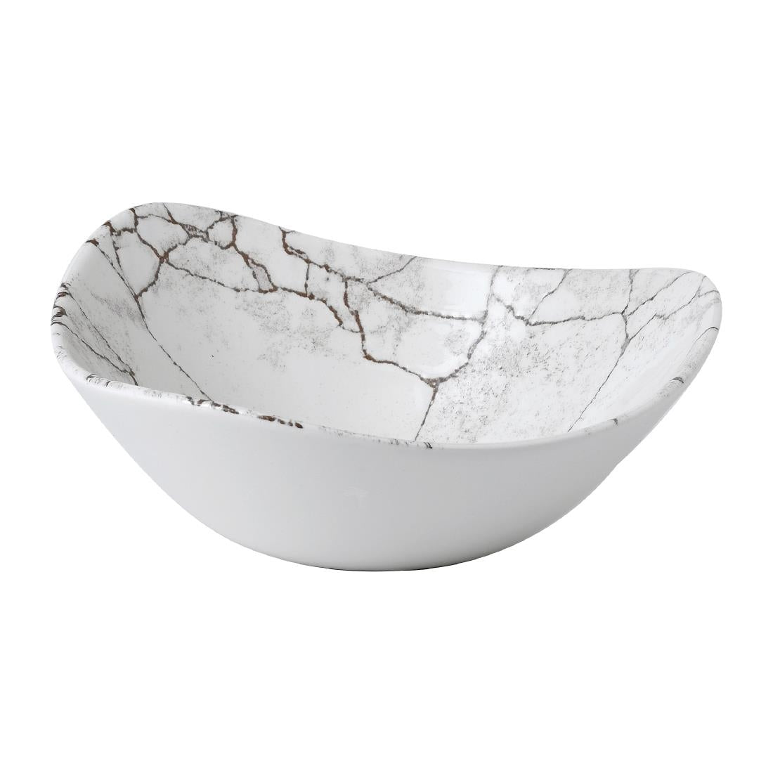 Bols triangulaires Churchill Studio Prints Kintsugi Agate Grey Lotus 177mm (lot de 12) — FR063