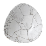 Bols triangulaires Churchill Studio Prints Kintsugi Agate Grey Lotus 177mm (lot de 12) — FR063
