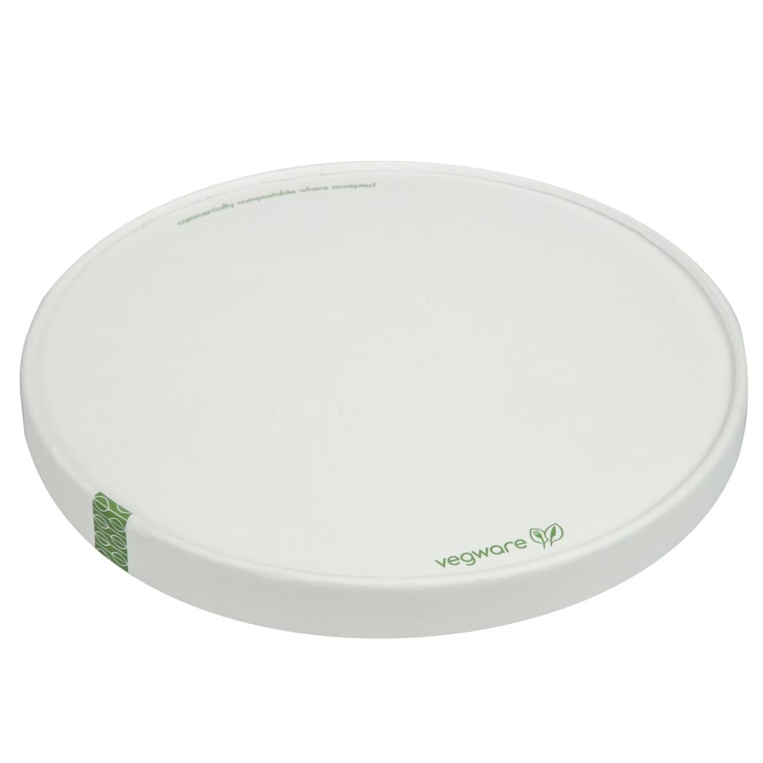 Couvercles à trous en carton doublé PLA série 185 Vegware (lot de 300) — FS179