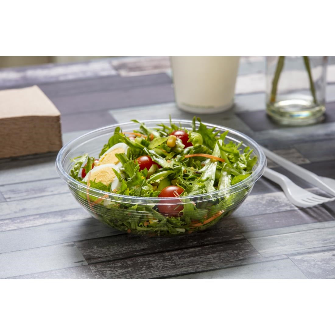 Bols salade PLA compostables série 185 Vegware 709ml (lot de 300) — FS180