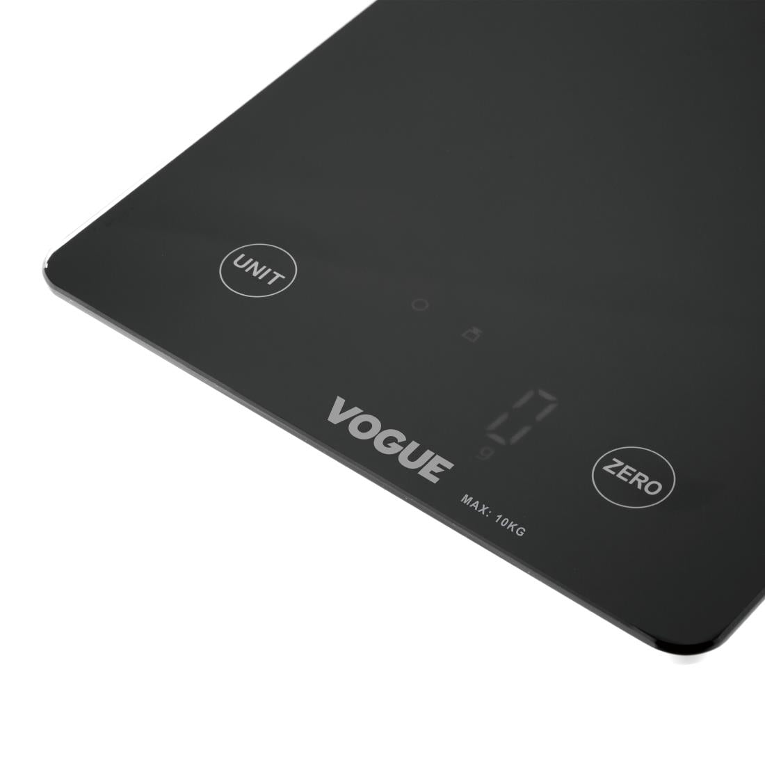 Balance digitale rectangulaire Vogue noire 10kg — FS488