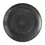 Assiettes rondes Churchill Stonecast Raw Evolve Black 260mm (Lot de 12) — FS837