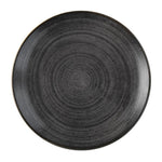 Assiettes rondes Churchill Stonecast Raw Evolve Black 217mm (Lot de 12) — FS838
