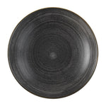 Assiettes coupes rondes Churchill Stonecast Raw Evolve Black 248mm (Lot de 12) — FS840