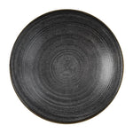Assiettes coupes rondes Churchill Stonecast Raw Evolve Black 182mm (Lot de 12) — FS841
