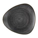 Assiettes Churchill Stonecast Lotus Raw noires 254mm (lot de 12) — FS842