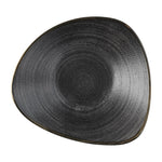 Bols triangulaires Churchill Stonecast Raw Lotus Black 229mm (Lot de 12) — FS844