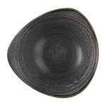 Bols triangulaires Churchill Stonecast Raw Lotus Black 178mm (Lot de 12) — FS845
