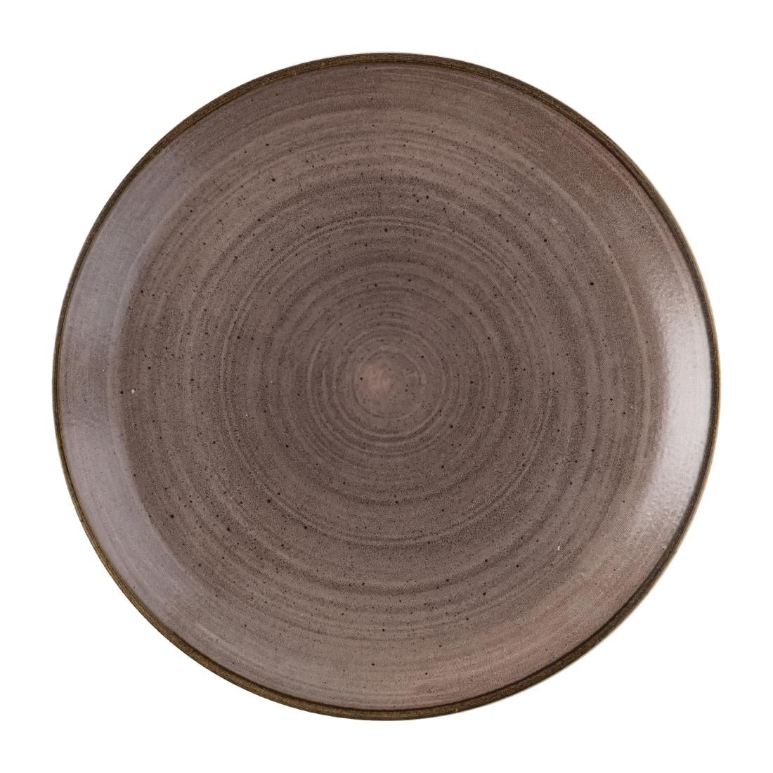 Assiettes avec rebord Churchill Stonecast Raw Evolve Brown 286mm (Lot de 12) — FS846