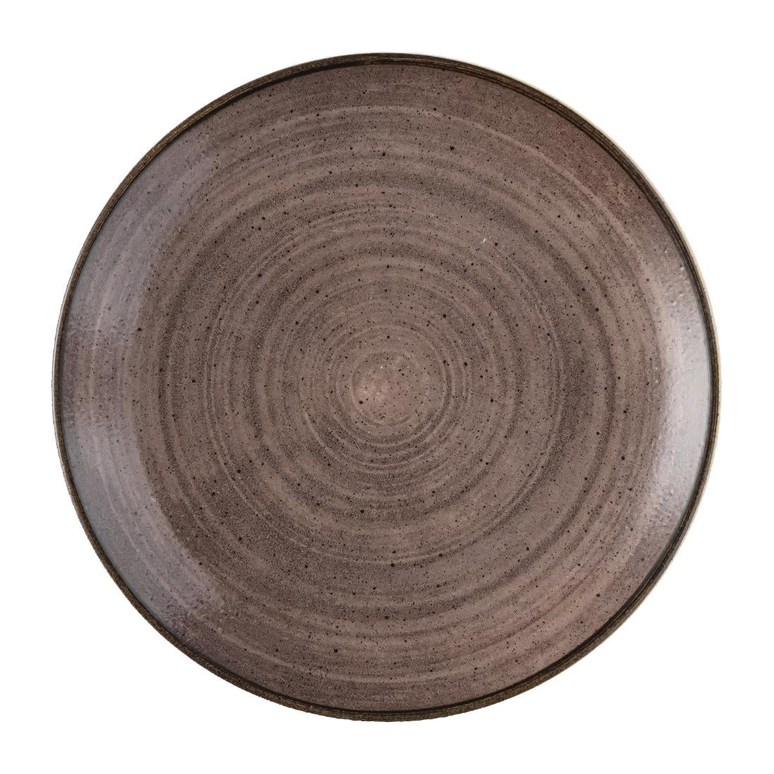 Assiettes avec rebord Churchill Stonecast Raw Evolve Brown 260mm (Lot de 12) — FS847