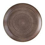 Assiettes avec rebord Churchill Stonecast Raw Evolve Brown 217mm (Lot de 12) — FS848