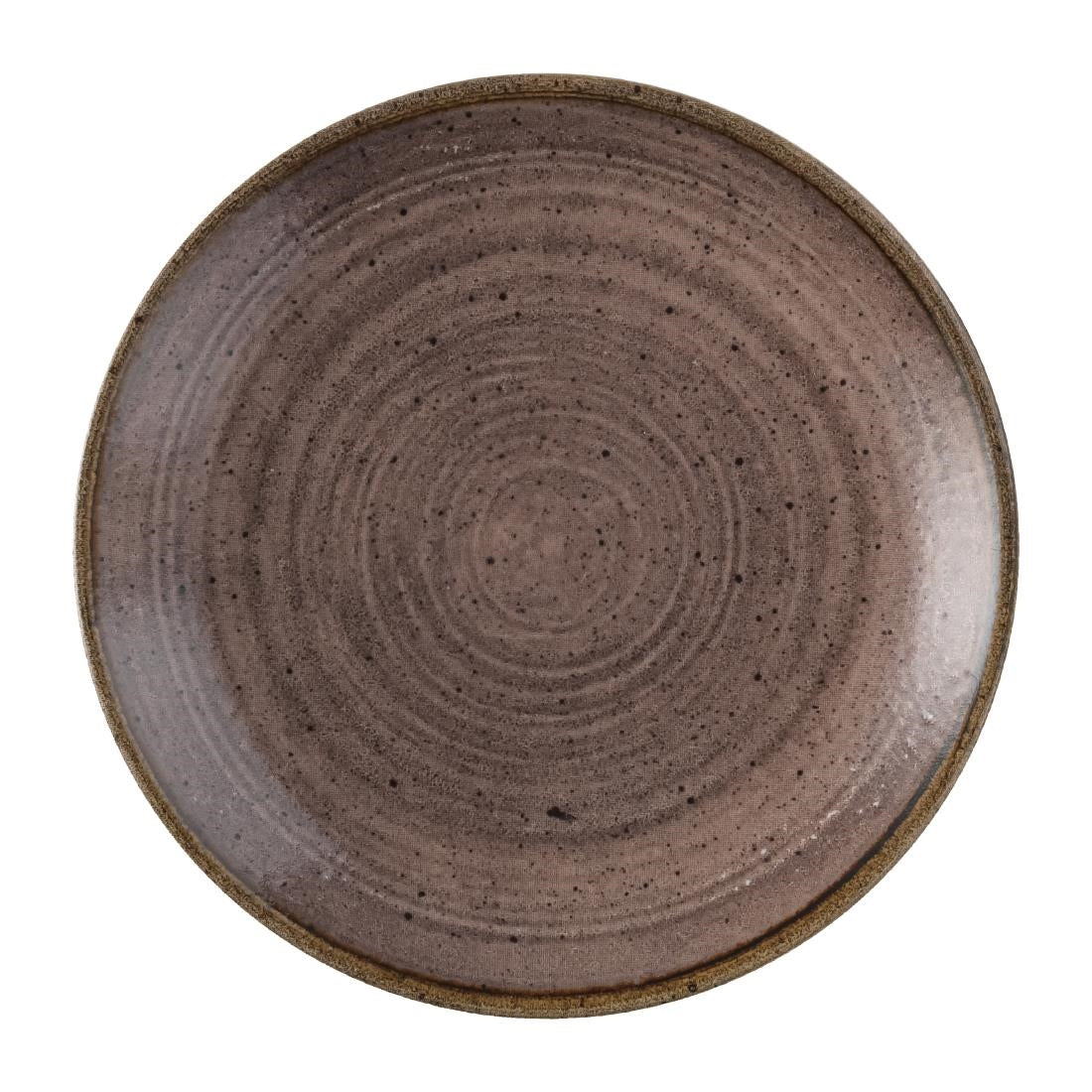 Assiettes avec rebord Churchill Stonecast Raw Evolve Brown 165mm (Lot de 12) — FS849
