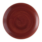 Assiettes avec rebord Churchill Stonecast Patina Evolve Red Rust 260mm (Lot de 12) — FS881