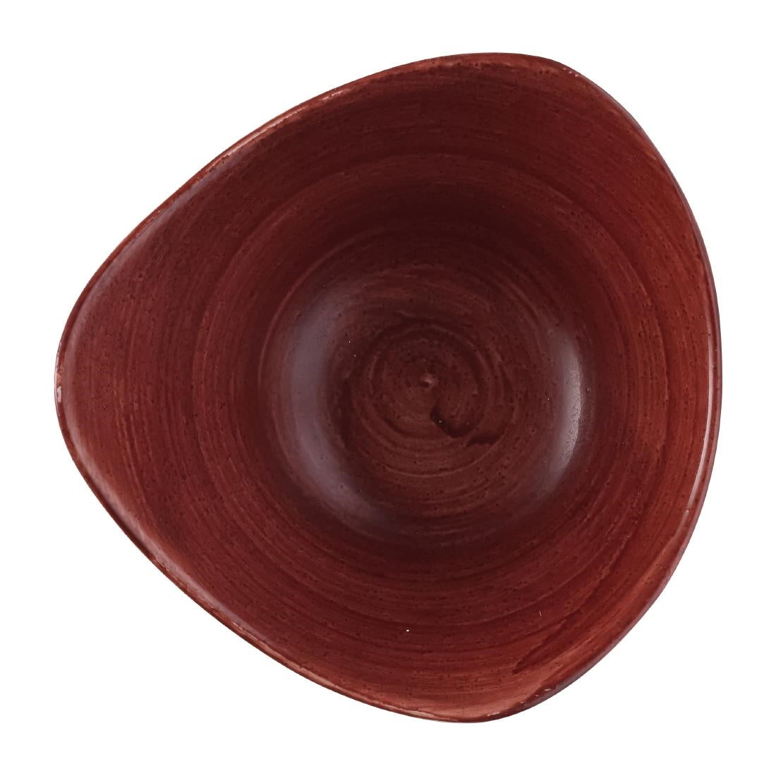 Bols triangulaires Churchill Stonecast Patina Red Rust 152mm (Lot de 12) — FS887