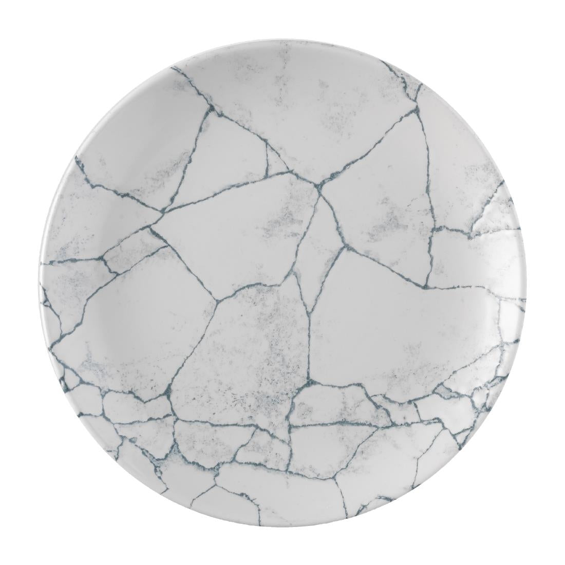 Assiettes rondes Churchill Studio Prints Kintsugi Pearl Evolve Grey 260mm (Lot de 12) — FS938