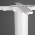 Pied de table en fonte Bolero blanc — FT029