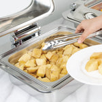 Ensemble chafing dish induction Olympia GN 1/2 avec support — SA649