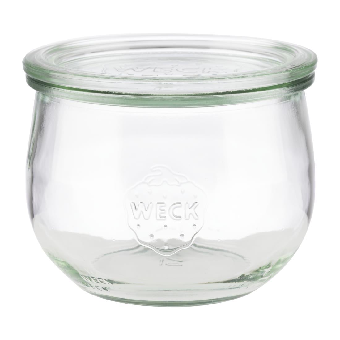 Bocaux en verre tulipe avec couvercle Weck APS 580 ml (lot de 6) — FT200