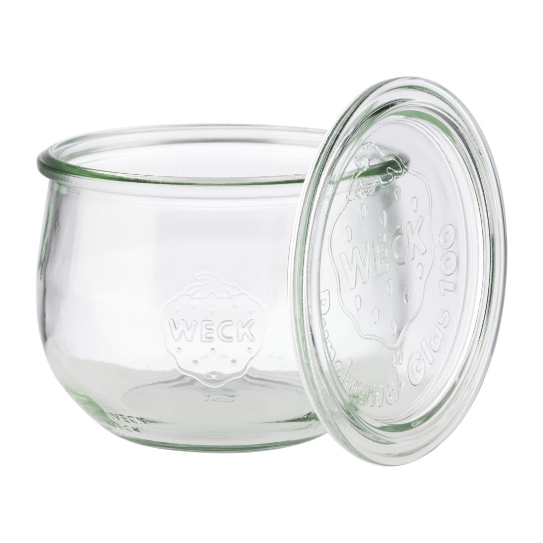 Bocaux en verre tulipe avec couvercle Weck APS 580 ml (lot de 6) — FT200