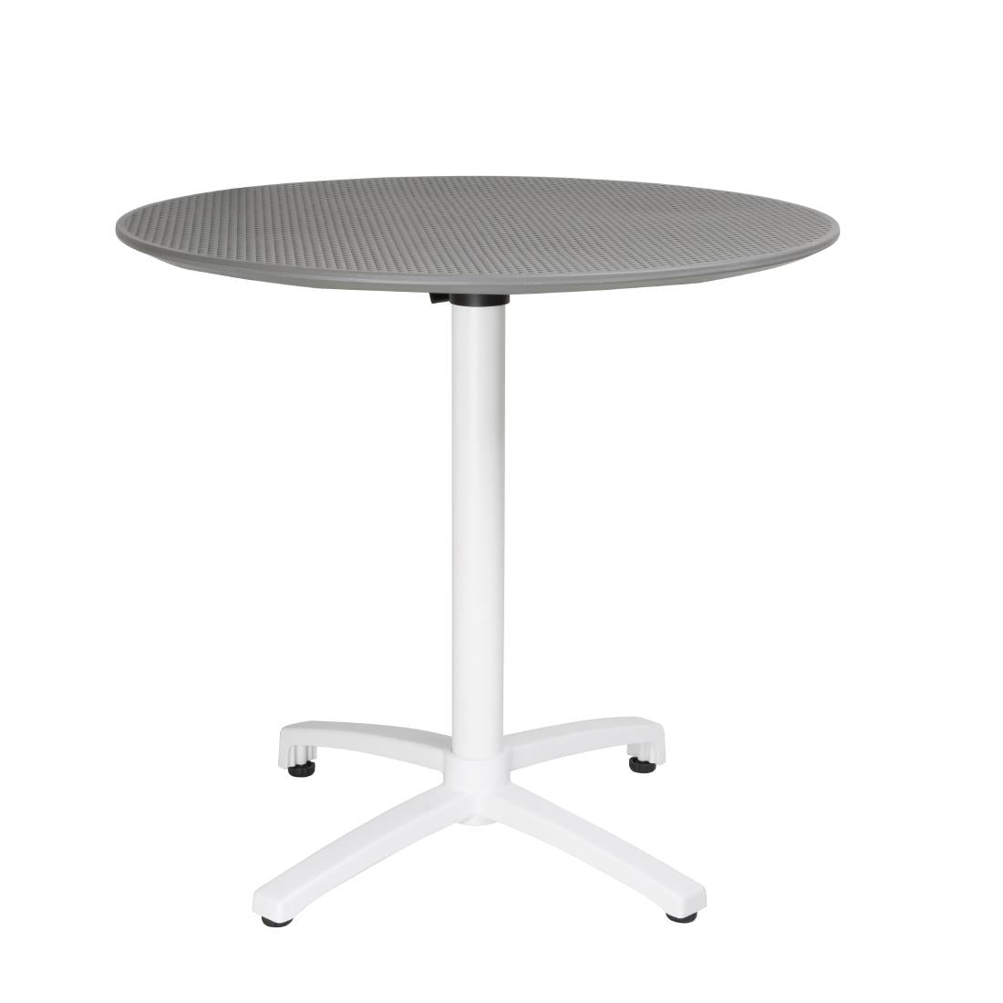 Table pliante en polypropylène Bolero 800mm gris foncé — FT621