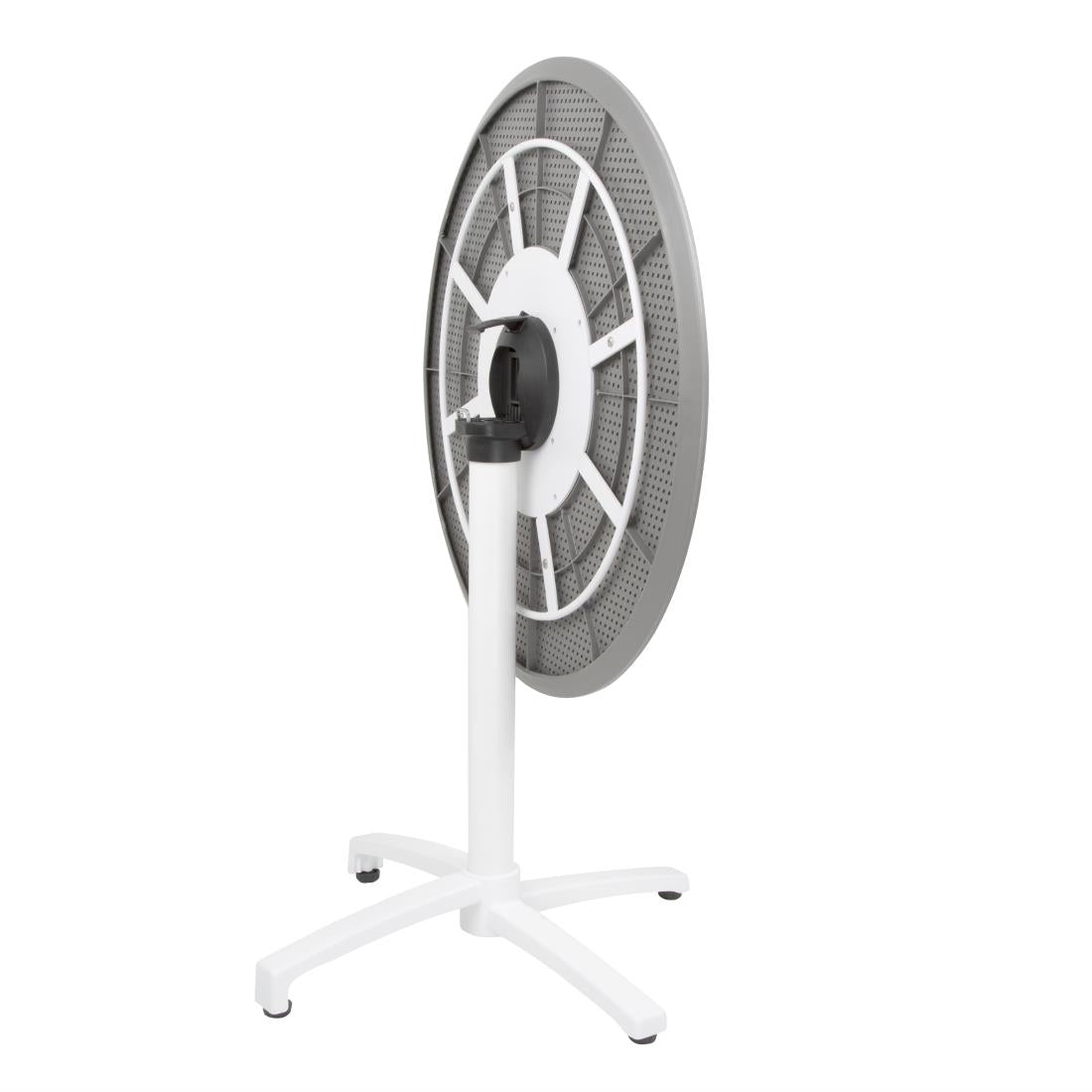 Table pliante en polypropylène Bolero 800mm gris foncé — FT621