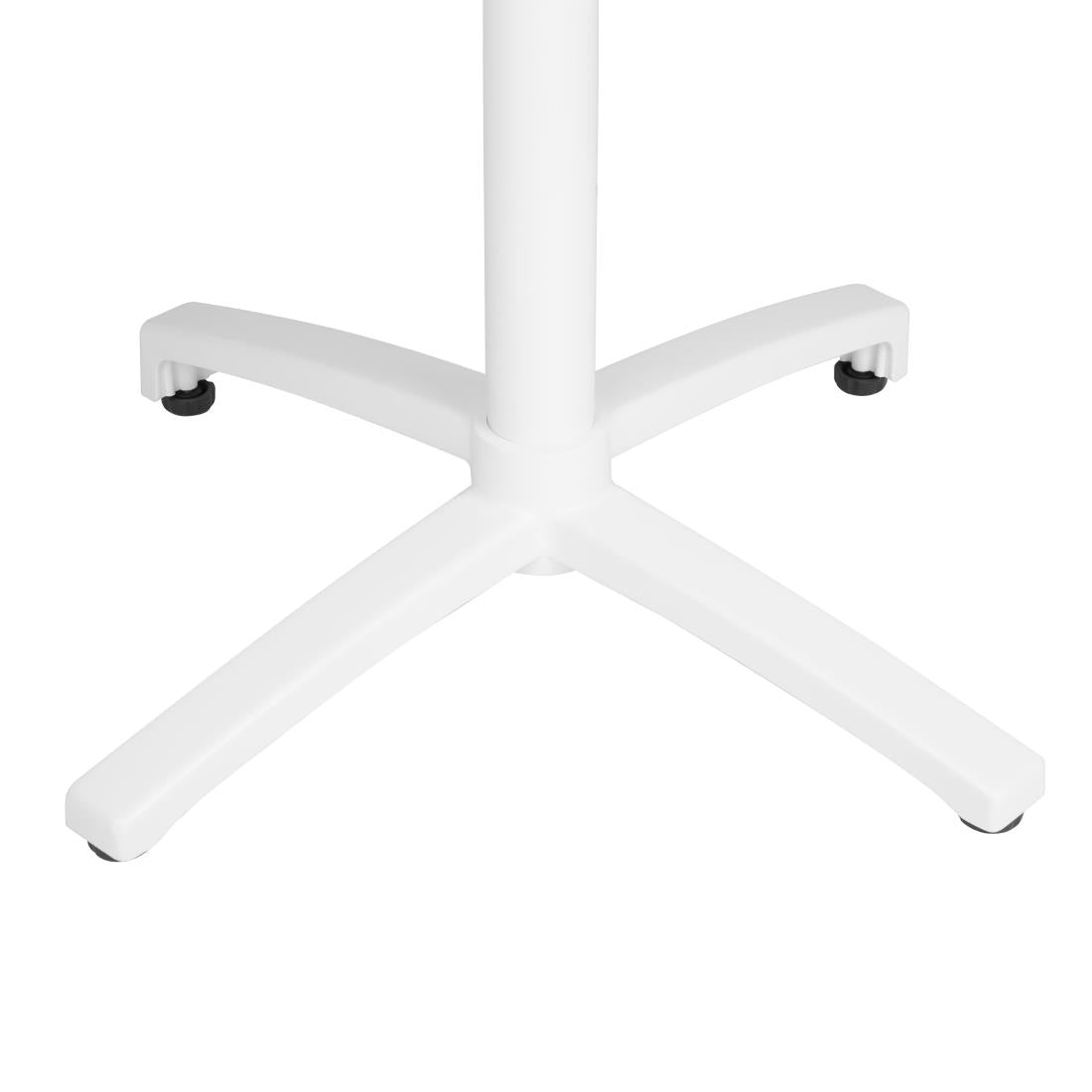 Table pliante en polypropylène Bolero 800mm gris foncé — FT621