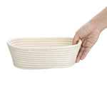 Panier de fermentation ovale en rotin Vogue 250x150x80mm — FT838