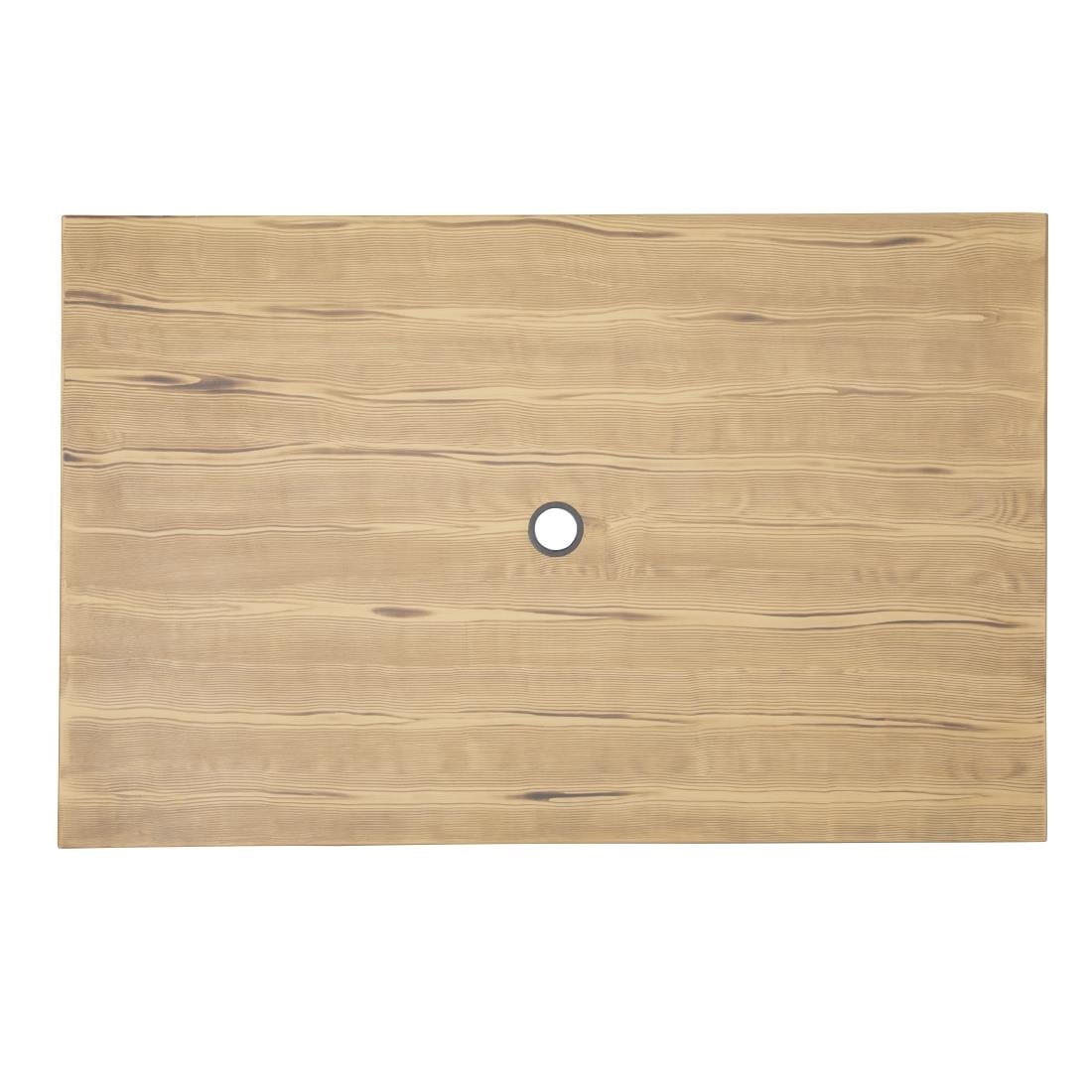 Table d'extérieur en aluminium et bois Bolero Complete 120x76 cm bois clair — FT954