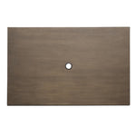 Table d'extérieur en aluminium et bois Bolero Complete 120x76 cm bois noir — FT955