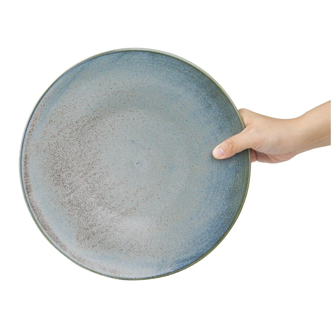 Assiettes Plates Olympia Ember Blue 275mm (lot de 4) — FU170