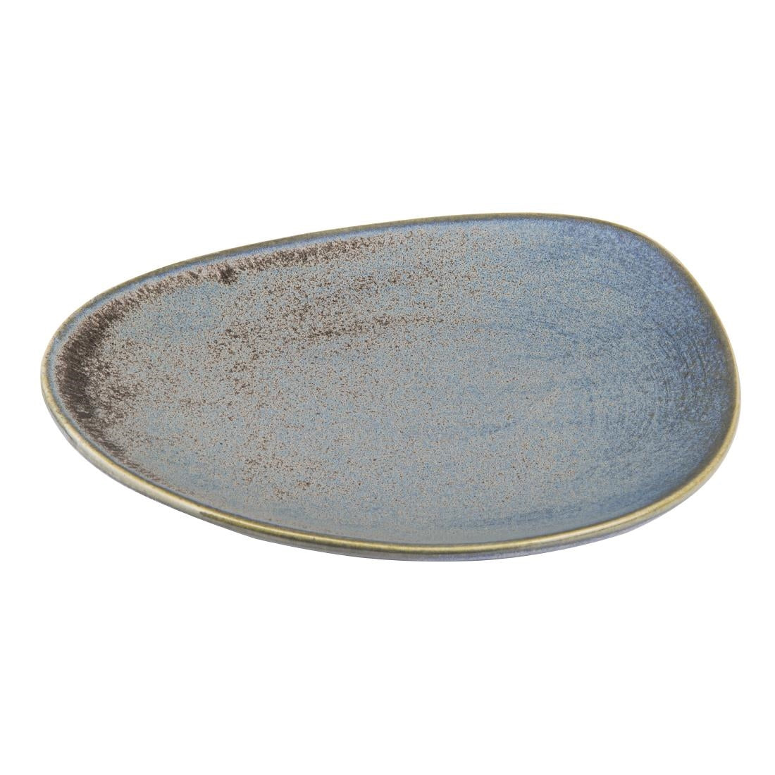 Assiettes Triangulaires Olympia Ember Blue 308mm (lot de 4) — FU176