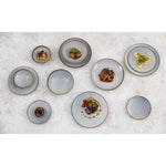 Assiettes Plates Olympia Drift Gris Uni 230mm (lot de 6) — FU188