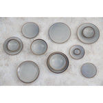 Assiettes Plates Olympia Drift Gris Uni 180mm (lot de 6) — FU189