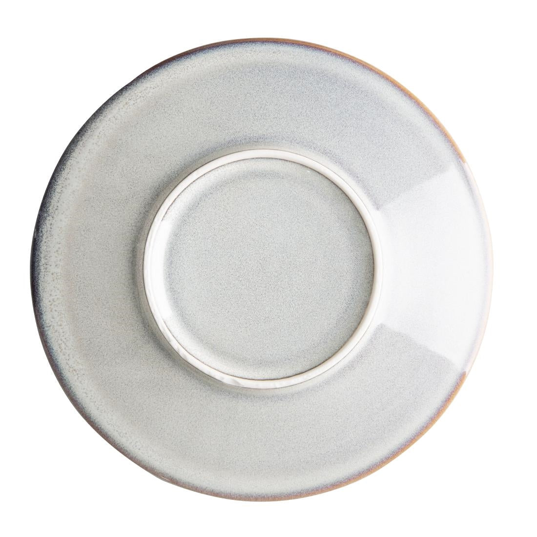 Assiettes Plates Olympia Drift Gris Uni 230mm (lot de 6) — FU188
