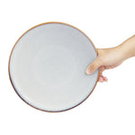 Assiettes Plates Olympia Drift Gris Uni 230mm (lot de 6) — FU188