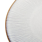 Assiettes Plates Olympia Drift En Relief Gris 280mm (lot de 4) — FU194