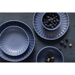 Assiettes calottes Olympia Corallite bleues 160x40mm (lot de 6) — FU205