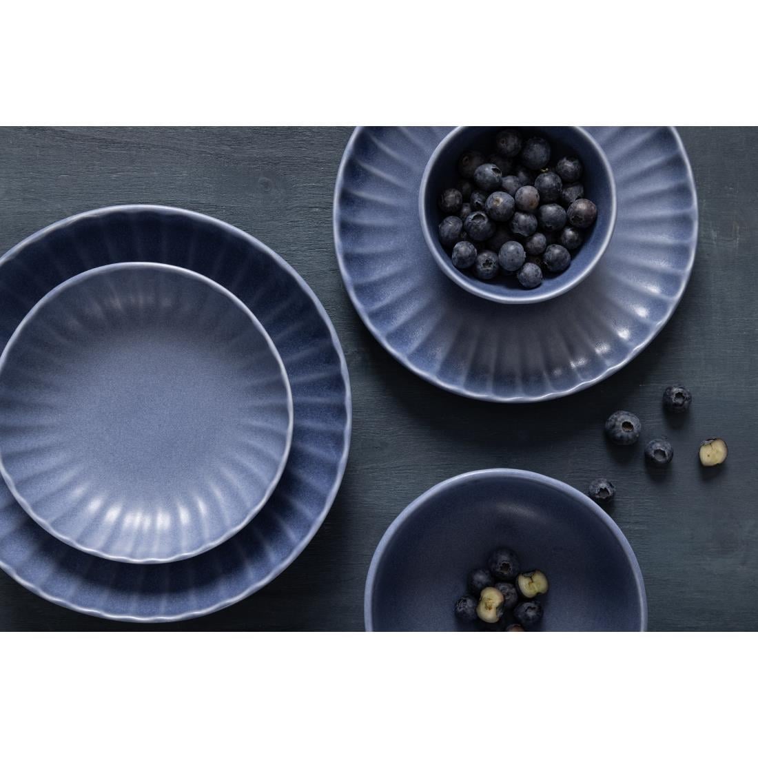 Bols profonds Olympia Corallite bleus 150x65mm (lot de 6) — FU202
