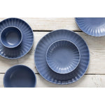 Assiettes calottes Olympia Corallite bleues 220mm (lot de 6) — FU203