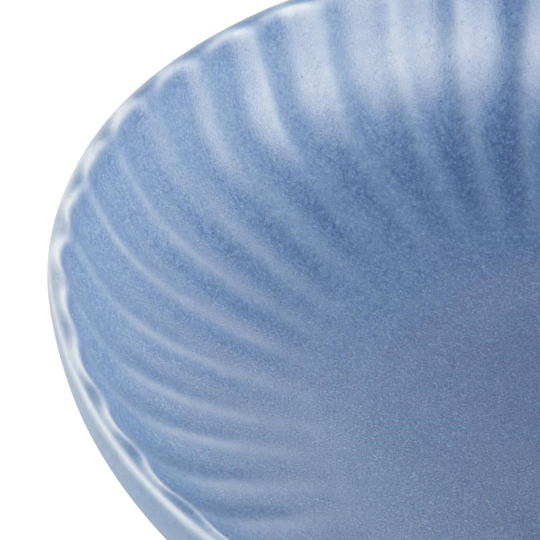 Assiettes calottes Olympia Corallite bleues 220mm (lot de 6) — FU203
