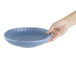 Assiettes calottes Olympia Corallite bleues 220mm (lot de 6) — FU203